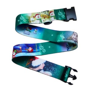 Sublimated Polyester Luggage Strap